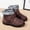 Brown, variant on Slip-On Winter Snow Boots for Women - Waterproof & Anti-Slip with hook and loop fastener | Plush Fur-Lined Warm Booties