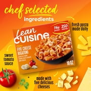 Lean Cuisine Five Cheese Rigatoni Microwave Meals for Lunch or Dinner, 10 oz (Frozen)