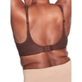 thumbnail image 3 of Women's Bali 3463 Comfort Revolution Wirefree Bra (Warm Cocoa Brown Swirl 36DD), 3 of 6