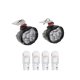 thumbnail image 1 of 2 Piezas DC 9V-85V Blanco 6000K 6 LED Faro De Motocicleta Lámpara Para Vehículos Todo Terreno DYNWAVEMX Faro de luz de motocicleta, 1 of 8