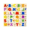 thumbnail image 3 of Milaget Wooden Puzzle Interactive Matching Game for Kindergarten 3 4 5 Year Old Gift Uppercase Letters, 3 of 9