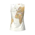 thumbnail image 5 of Picia World Map 1 Pattern Women's Workout Tank Top,Breathable Activewear,Slim Fit Athletic Top,Versatile Workout Moisture-wicking top-Medium, 5 of 9