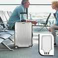 thumbnail image 5 of Luggage Protector Suitcase Cover Clear PVC Suitcase Cover Protectors Luggage Cover for Wheeled Suitcase Fits Most, 5 of 8