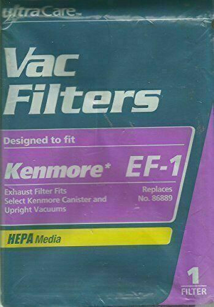 Ultra Care Hepa VacFilter Kenmore EF1