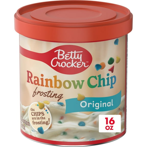 Betty Crocker Original Rainbow Chip Frosting, Gluten Free, 16 oz