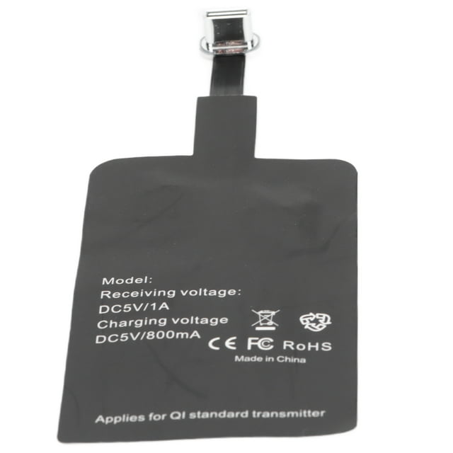 LAFGUR Qi Type C Wireless Charging Receiver Universal Micro USB Charger Adapter For Phone,Qi Wireless Charging Receiver For Phone,Qi Wireless Charging Receiver