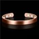 thumbnail image 4 of Soidarity 2 Pcs Bracelet Open-end Design Workmanship Bangle Electroplate Wristband Cuff Elegant Accessories Women Charm Copper Type3 NO3, 4 of 6