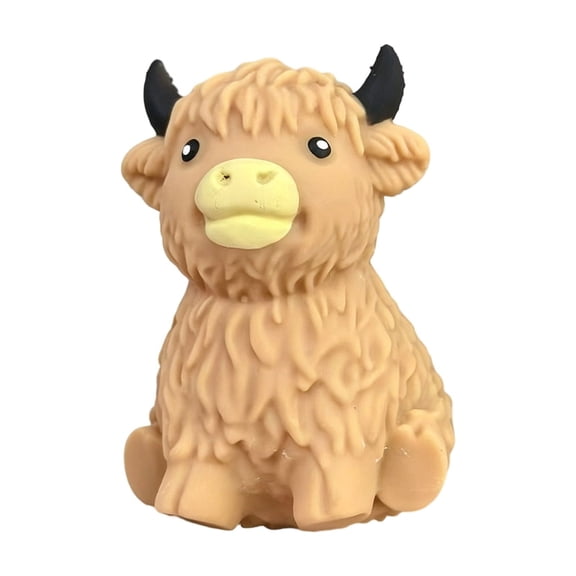 Creative Crunchy Cow Stress Ball, Soft Sensory Squeeze Toy With Satisfying Texture, Stress Relief & Anxiety Relaxation Companion For Home, Travel, Study Breaks, Parties And Novelty Gifting
