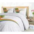thumbnail image 5 of Ambesonne Leprechaun Duvet Cover Set, Iconic Irish Character, 2-Calking, Lime Green Charcoal Grey, 5 of 7