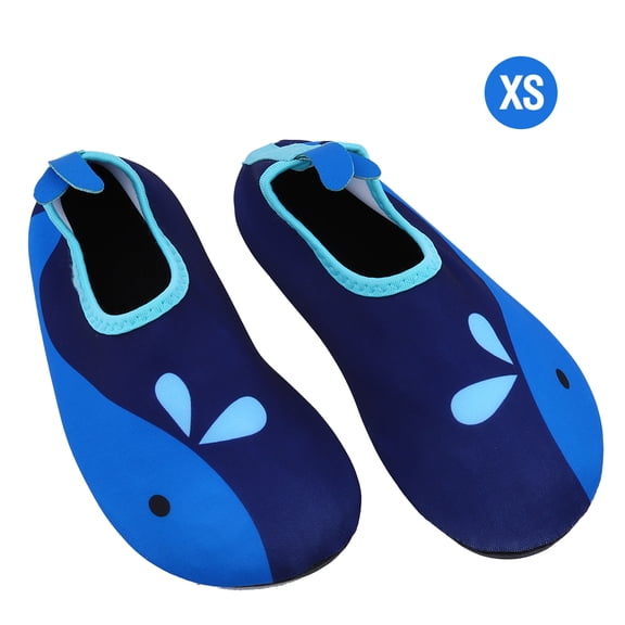 Children Swimming Fins Diving Anti-skid Socks Snorkeling Boots Non-slip Seaside Shoes (Blue XS)