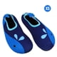 thumbnail image 1 of Botas de snorkel para aventuras seguras junto al mar Aletas de natación para niños talla XL azules y calcetines de buceo antideslizantes, 1 of 3