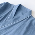 thumbnail image 4 of Wowcloth Men's Kimono Style Pajama Set, Lightweight Short-Sleeve and Shorts, Summer Loungewear for Home Comfort, 4 of 9