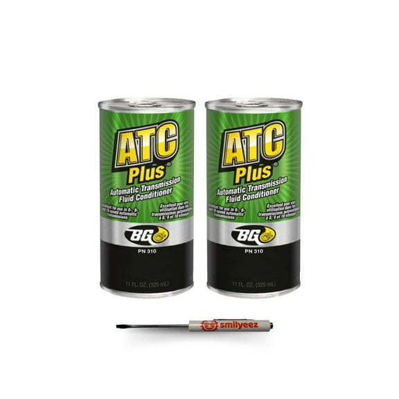 Smilyeez BG ATC PLUS Automatic Transmission Fluids, 11 fl oz (2 pack) with Smilyeez Pocket Screwdriver