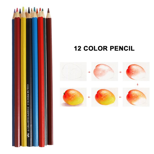WHAMVOX Back to School Oil Based Colored Pencils For Artists For Sketching Drawing And Adult Coloring Books Painting Pencils
