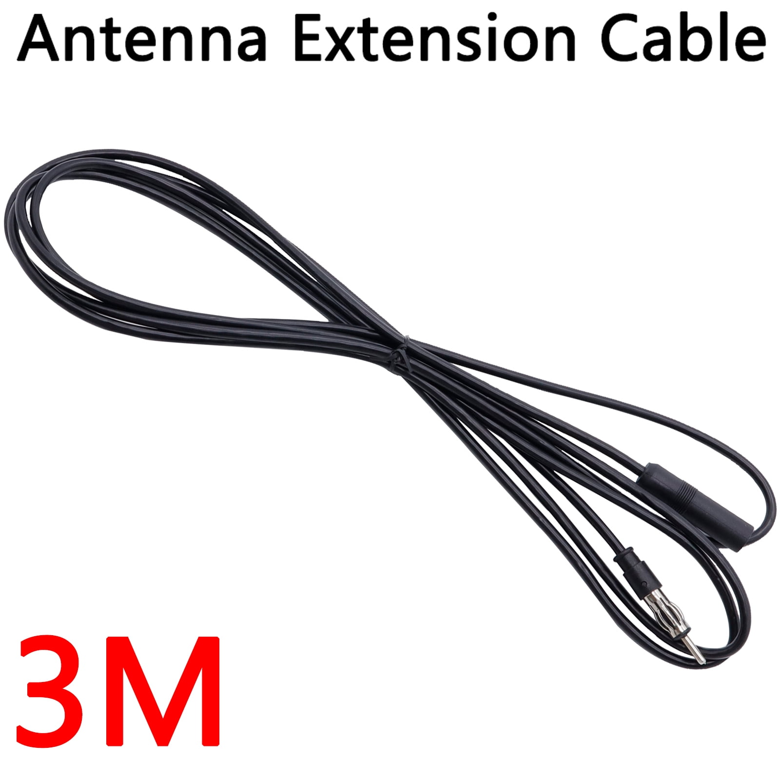 9' ft(MF) Car Stereo Radio Auto AM/FM Antenna Extension Cable Wire