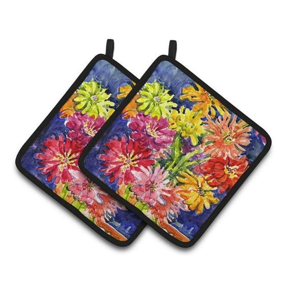 Flower - Gerber Daisies Pair of Pot Holders