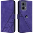 thumbnail image 2 of Compatible with Motorola Moto Edge 5G 2024 Wallet Phone Case PU Leather with Card Slots Holder Stand Magnetic Folio Flip Shockproof Protective Case for Motorola Moto Edge 5G 2024 Purple YB, 2 of 16