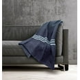 thumbnail image 1 of Rebel 66 Super Soft Throw Blanket, 60” X 70” Fleece Throw Blanket for Livingroom, Couch, Chair, Bed. Soft, Warm, Lightweight and Decorative Vintage Style (Navy), 1 of 3