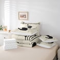 thumbnail image 6 of Homewish Black Cat 7pcs Bedding Comforter Set for Children Teens,Musical Notes Queen Bedding Sets Super Cozy,Abstract Melody Queen Sheet Sets,Microfiber Bedroom Decor,Reversible, 6 of 8