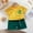 J Yellow, variant on NAISIBABY Toddler Boys Girls Outfits, Shorts Short Sleeve Prints Casual Two-Piece Sets Gray 6-12 Months