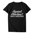 thumbnail image 4 of Pompotops T-Shirt Décontracté à Manches Courtes pour Femmes avec Imprimé Lettre, 4 of 7