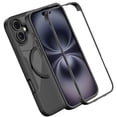 thumbnail image 3 of Elegant Choise Case with Built-in Screen Protector for iPhone 16 Pro Max/16 Pro/16 Plus/16 Full Coverage Phone Cover, Black, 3 of 13