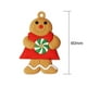 thumbnail image 2 of Adornos de hombre de jengibre, muñeco de hombre de jengibre tradicional, adorno colgante para árbol de Navidad, decoraciones navideñas, 6 uds., 2 of 8