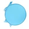 Dvkptbk Coussin de Siège Extérieur Intérieur Coussins de Chaise Intérieur Extérieur Coussins de Chaise Ronds avec Attaches, Coussins Ronds pour Chaises de Salle à Manger Coussin de Siège Rond Coussins de Chaise de Jardin Ensemble pour Meuble