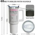 thumbnail image 3 of 40oz Mom Tumbler with Handle Mamasaurus cup, Mom Gifts from Daughter/Son,Mama Birthday gifts, Mother''s Day Gift for Mama， Best Mother In Law Gift,Mother Coffee cup Stainless Steel Travel Mugs, 3 of 6