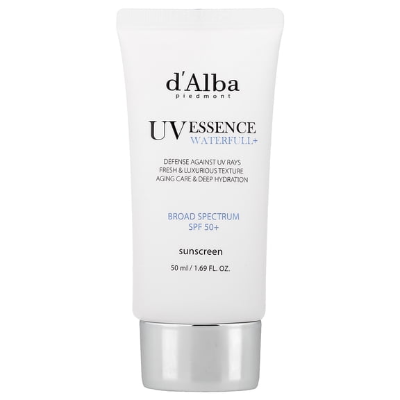d'Alba UV Essence Waterfull  Sunscreen, SPF 50 , 1.69 fl oz (50 ml)