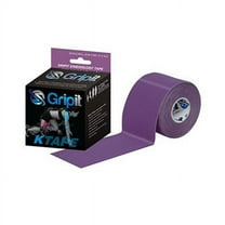 Gripit Original Kinesiology KTAPE, 2" x 5.5 yds, Uncut, Purple