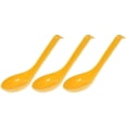 thumbnail image 1 of Long Handle Soup Spoons for Kitchen Use Yellow NonToxic and 12 pcs, 1 of 1