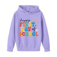 thumbnail image 6 of ZHOGXU Girls Hooded Sweatshirt Floral Letter Print Long Sleeve Back to School Pullover Hoodie For Kids Casual Loose Fit Everyday Wear,Light Purple,11-12 Years, 6 of 7