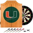 thumbnail image 2 of Trademark MIA7000-REF Université de Miami Bois Jeu de Fléchettes - Réflexion, 2 of 2