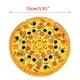 6PCS Childrens/Kids Pizza Tranches Garnitures Faire Semblant Dîner Cuisine Jouer Jouets Alimentaires – image 2 sur 4