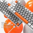 thumbnail image 2 of Teclado mecánico con cable jixopn de 62 teclas para gamers de escritorio y portátiles (interruptor gris azulado), 2 of 8