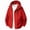 Red, variant on Zefriona Men's Water-Resistant Hooded Softshell Windbreaker Jacket for Hiking Red M