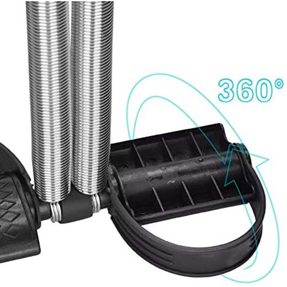 Estink Sit Up Equipment Dual Spring Tension Foot Pedal For Abdominal Leg Exerciser Tummy Trimmer Sport Fitness Slimming Training Home Gym Other