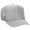 Gray, variant on OTTO CAP 5 Panel High Crown Mesh Back Trucker Hat, Polyester Foam Front, Silver Grey, 6PCS Set Pack