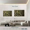 thumbnail image 3 of Elephant Stock Wooden Succulents Wall Art - Horizontal Multi Panel Canvas - Living Room Wall Decor - Floral And Botanical Multi Panel - Brown And Green Decor - 65" x 42", 3 of 4