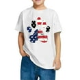 thumbnail image 3 of CFLVAEK 4th of July Patriotic Indenpendence Day T Shirts for Kids American Flag Graphic Tees Comfy Short Sleeve Round Neck Cotton Tops 9 Years, 3 of 7