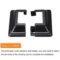 thumbnail image 4 of Unique Bargains Deck Post Base Cover, 6Pcs Split Style Post Bracket 33x33mm/1.3x1.3' Post Base for Hand and Stair Rails, 4 of 5
