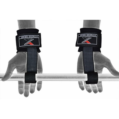Super Grip Strap Pad - XTREEMGEAR Super Heavy Duty Lifting Straps Neoprene Padded Wrist Wraps Rubberized Grip