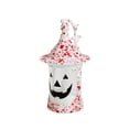 thumbnail image 1 of Fiudx Ofertas y liquidaciones Linterna de viento con forma de calabaza de Halloween, decoración para festivales de velas, festivales de fantasmas, luz nocturna, 1 of 3