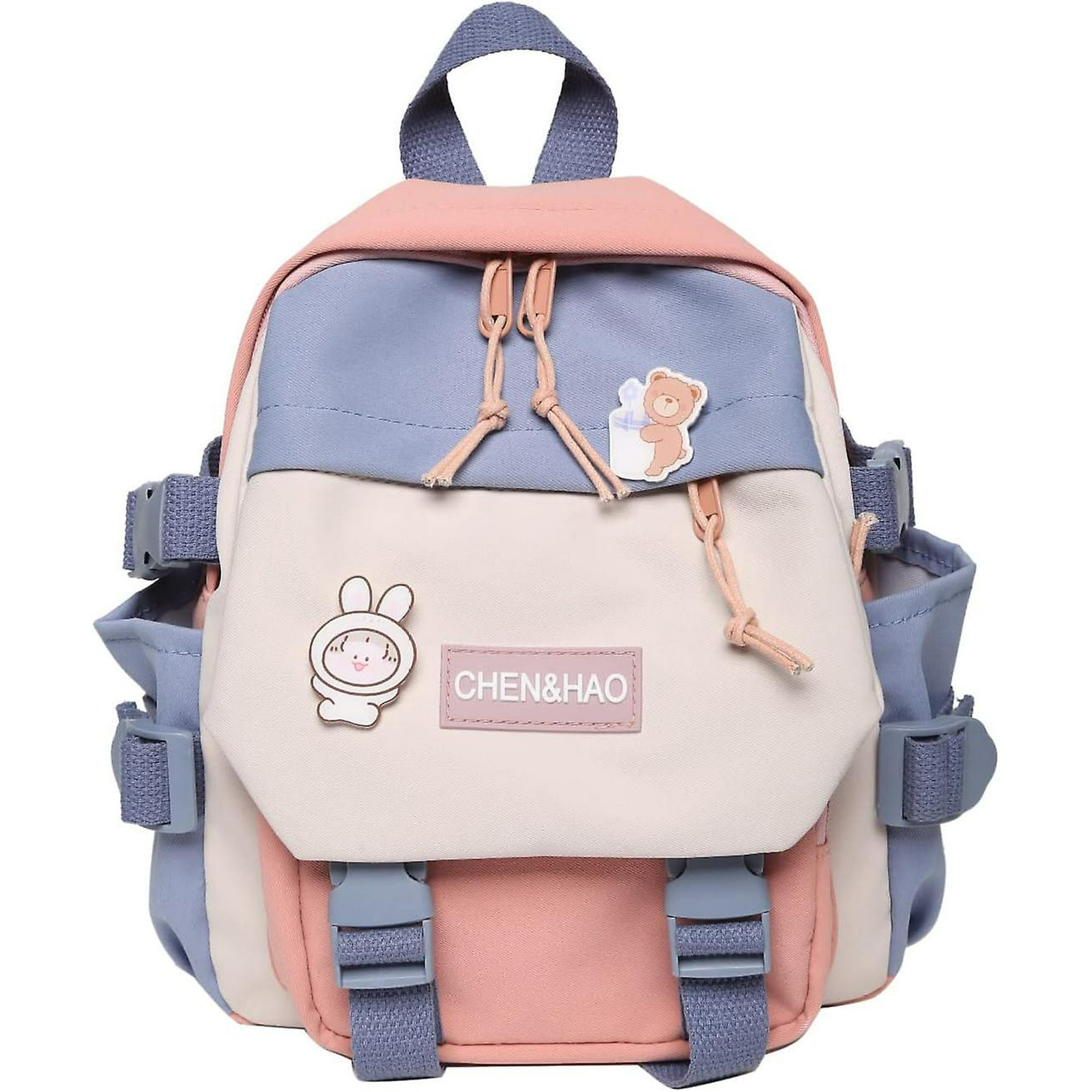 Kawaii Mini Backpack For Girls Waterproof Nylon Small School Bag Cute Japanese With Cute Pendant Toddler Backpack b pink Walmart