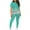 Mint Green, variant on Frostluinai Plus Size Short Sets Women 2 Piece Outfits Summer Short Sleeve Jogger Tracksuit Fashion Graident Short Sleeve Stretch Yoga Legging