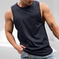 thumbnail image 2 of Tank Tops for Men Moisture Wicking Cotton Sleeveless Shirts Muscle Gym Workout Casual Summer Loose Fit Tank Tops, 2 of 6