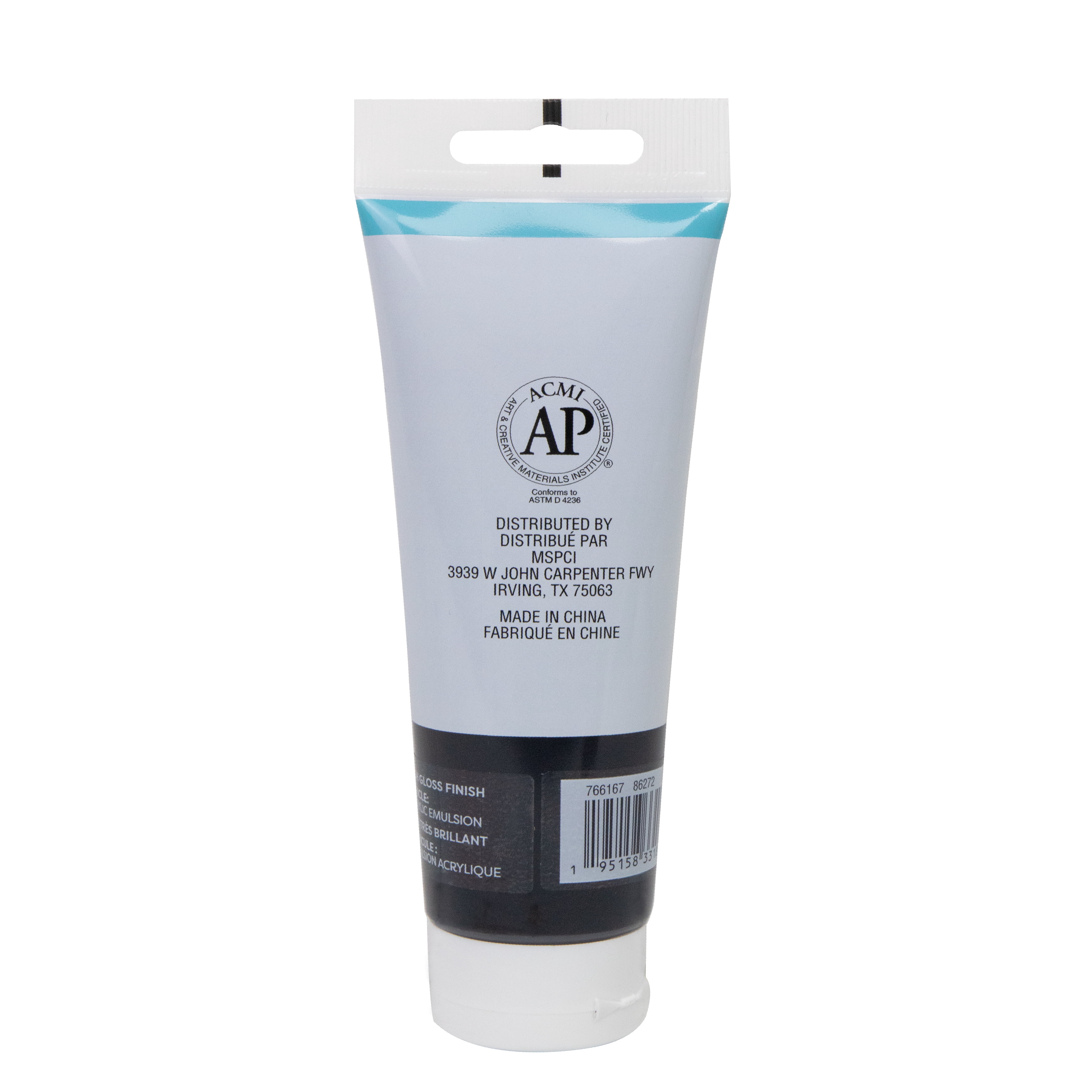 Artist's Loft Heavy Body Acrylic Paint, Extra-High Viscosity High-Gloss Academic Level 1, Black, 4 fl. oz., 12-Pack