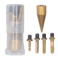 thumbnail image 2 of Firewood Drill Bit, High Stability 5Pcs Wood Splitter  For Drilling, 2 of 8
