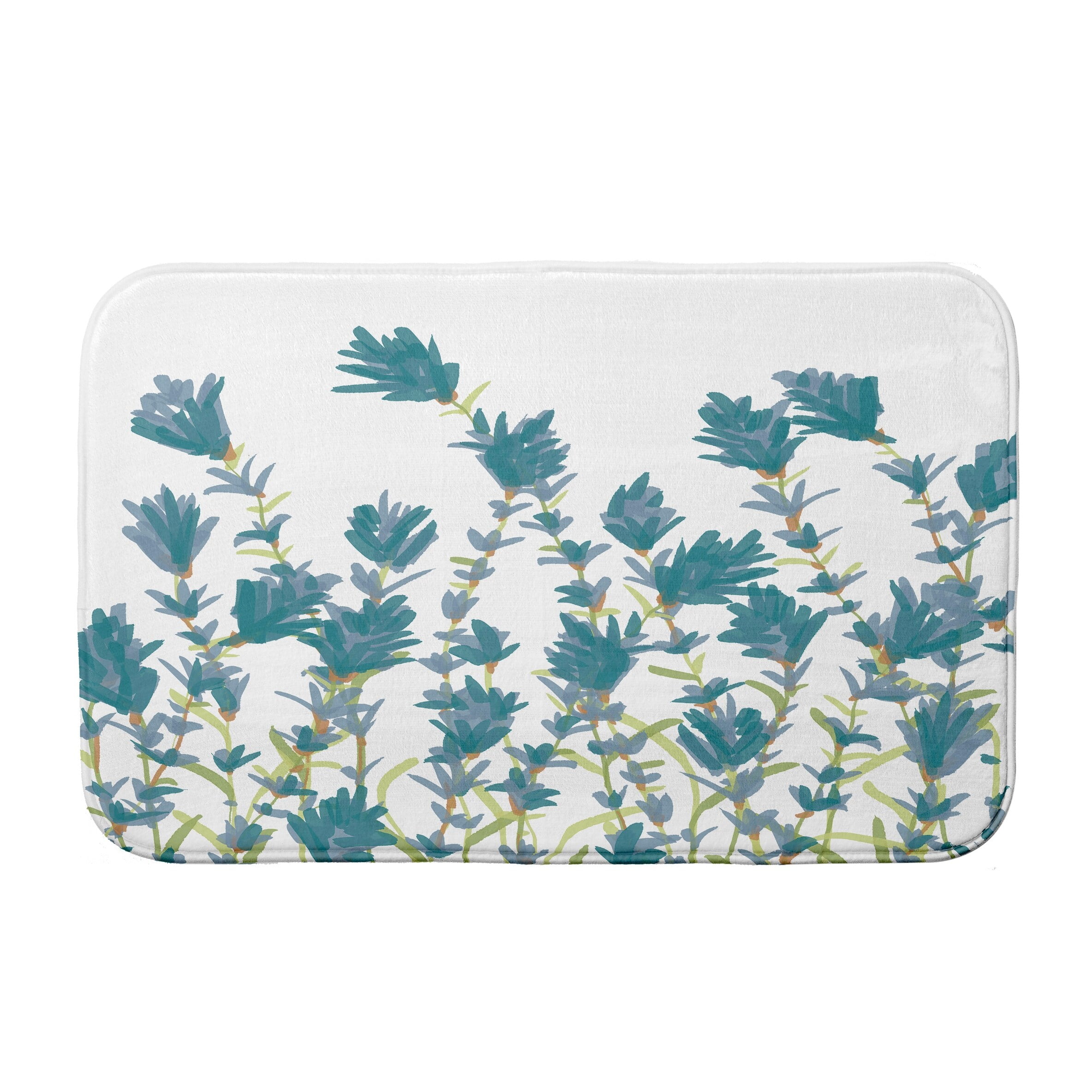 Simply Daisy 34" x 21" Plush Microfiber Purple Lavender Bath Mat